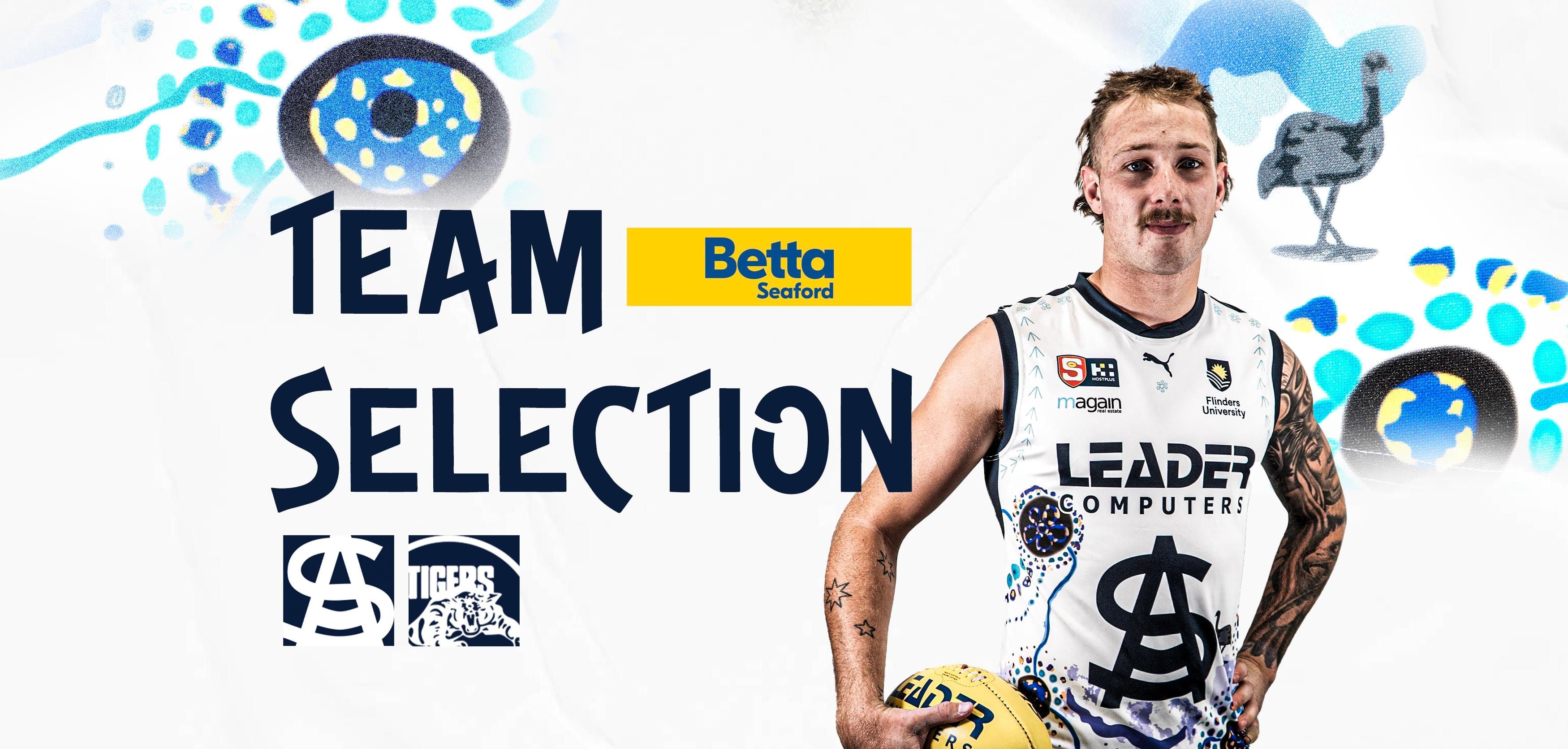 BETTA Team Selection: SANFL Round 8 v Glenelg BETTA Team Selection: SANFL Round 8 v Glenelg
